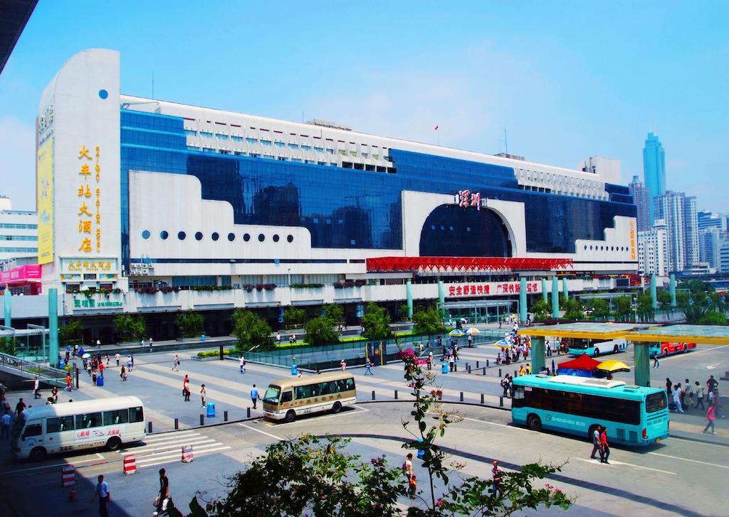 Shenzhen Luohu Railway Station Hotel - Commercial Building Thẩm Quyến Ngoại thất bức ảnh