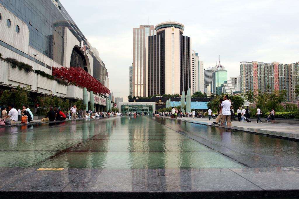 Shenzhen Luohu Railway Station Hotel - Commercial Building Thẩm Quyến Ngoại thất bức ảnh